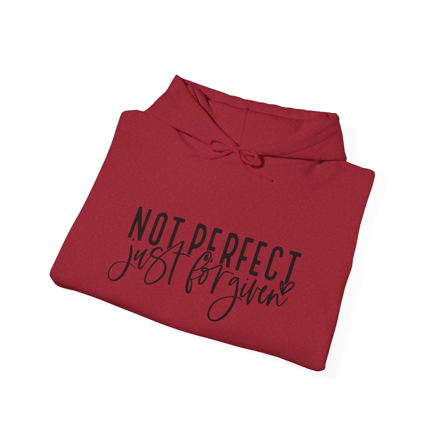 "Not Perfect, Just Forgiven Unisex Heavy Blend™ Hooded Sweatshirt
