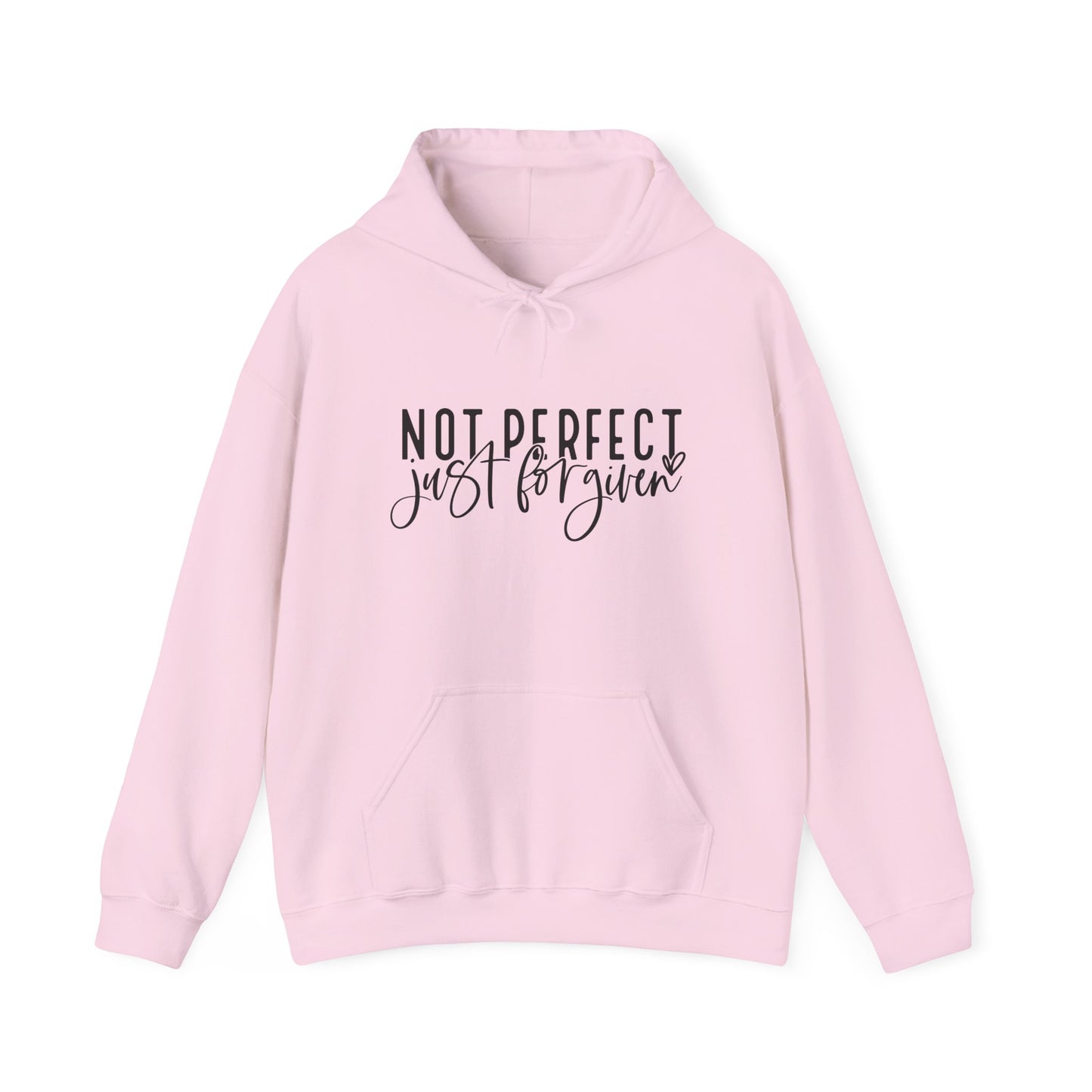 "Not Perfect, Just Forgiven Unisex Heavy Blend™ Hooded Sweatshirt