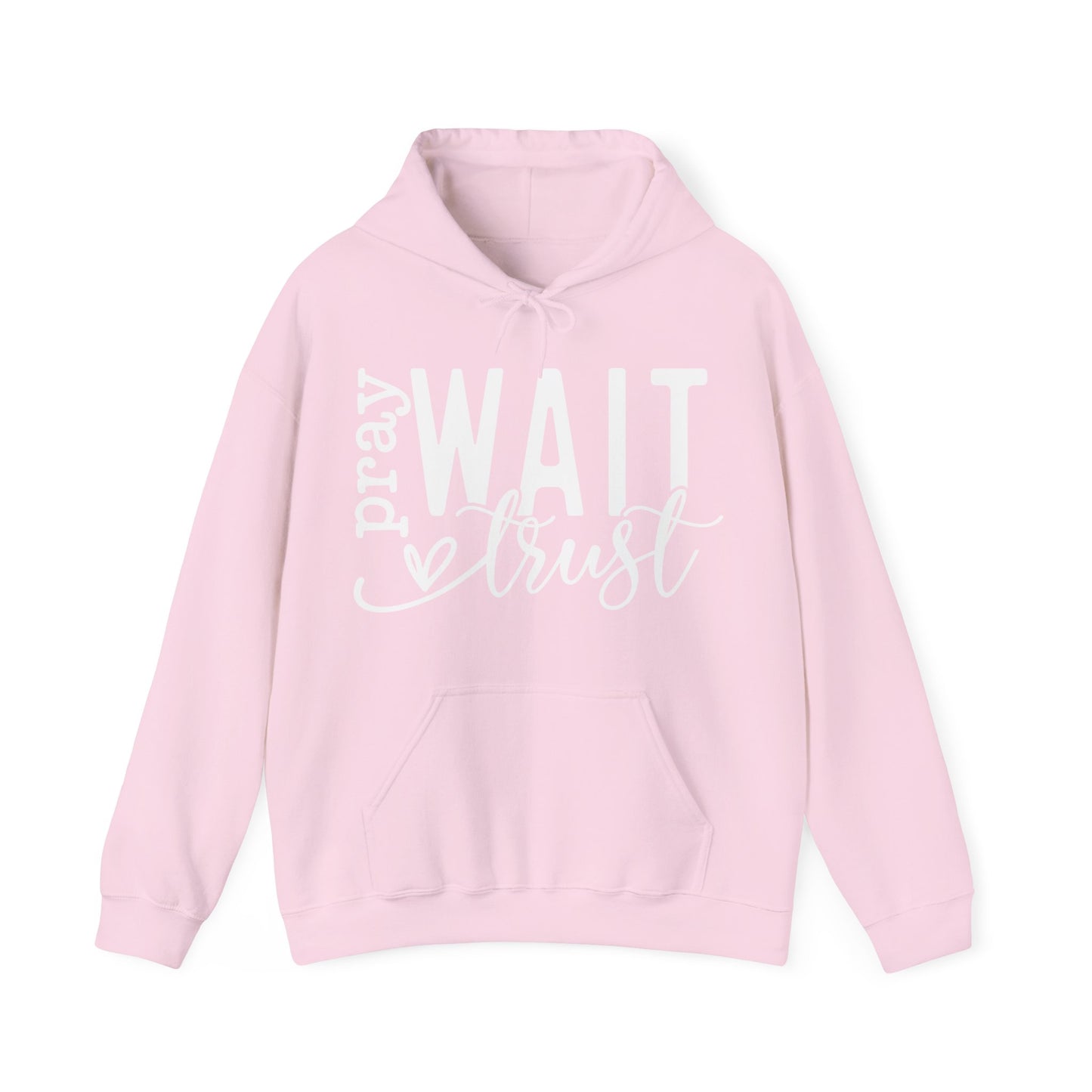 Pray Wait Trust Unisex Heavy Blend™ Hooded Sweatshirt
