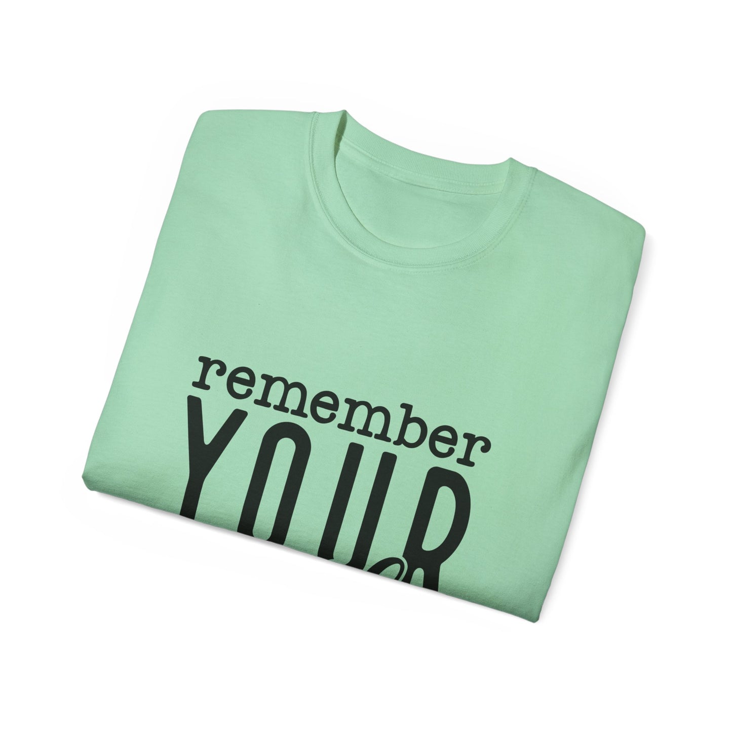 "Remember Your Why" Inspirational Unisex TShirt