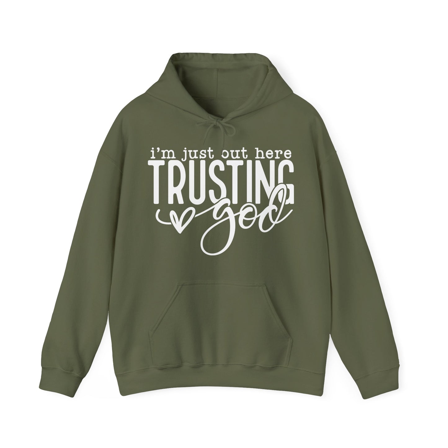 Trusting In God Unisex Heavy Blend™ Hooded Sweatshirt