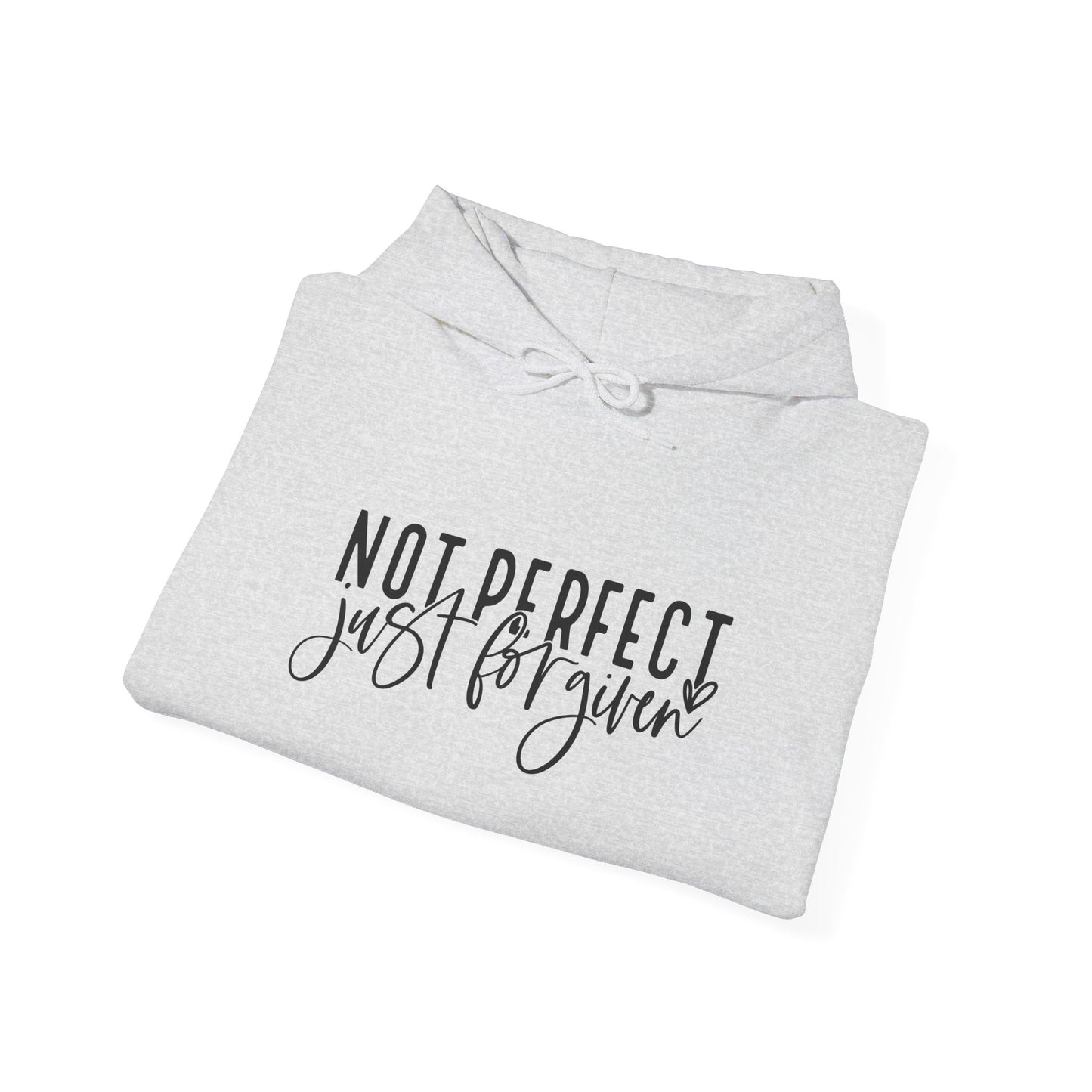 "Not Perfect, Just Forgiven Unisex Heavy Blend™ Hooded Sweatshirt