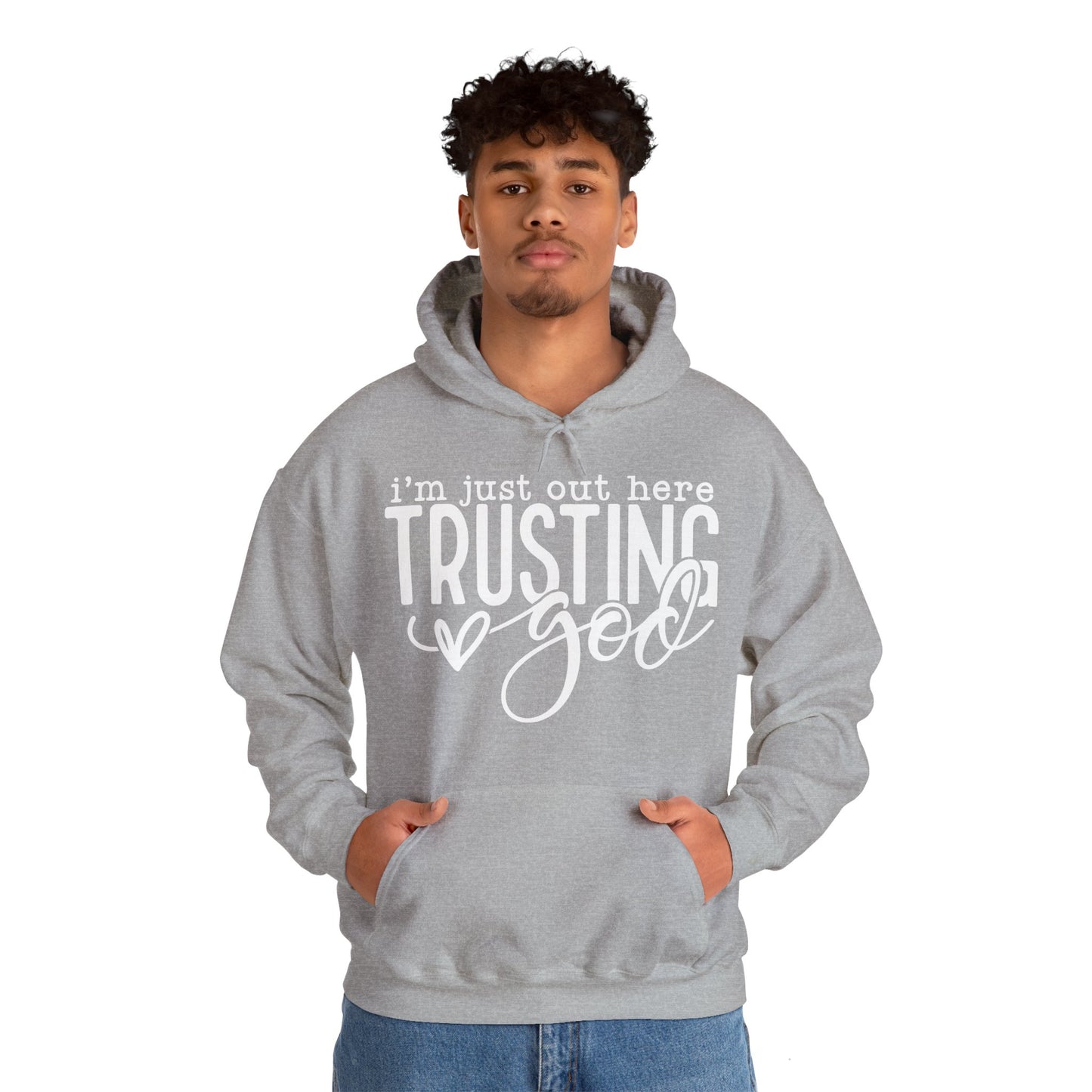 Trusting In God Unisex Heavy Blend™ Hooded Sweatshirt