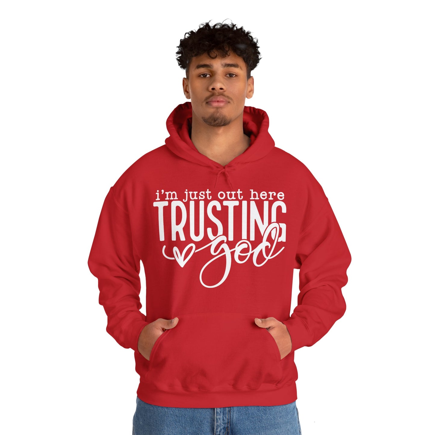 Trusting In God Unisex Heavy Blend™ Hooded Sweatshirt