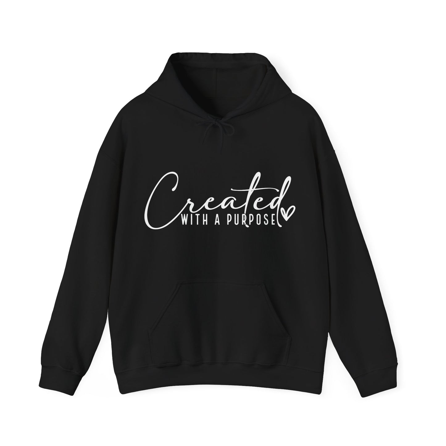 Created with A Purpose Unisex Heavy Blend™ Hooded Sweatshirt