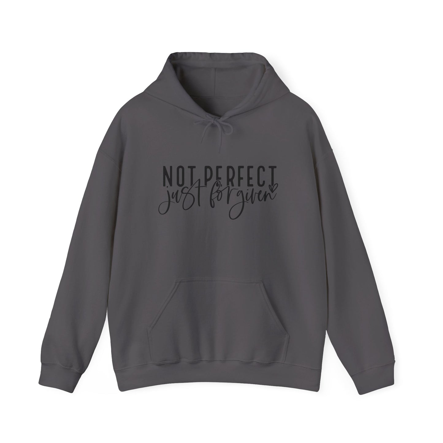 "Not Perfect, Just Forgiven Unisex Heavy Blend™ Hooded Sweatshirt