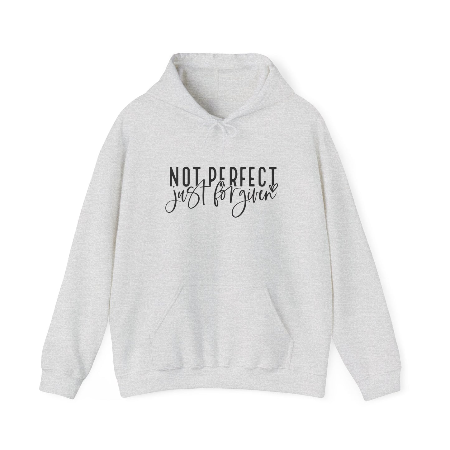 "Not Perfect, Just Forgiven Unisex Heavy Blend™ Hooded Sweatshirt