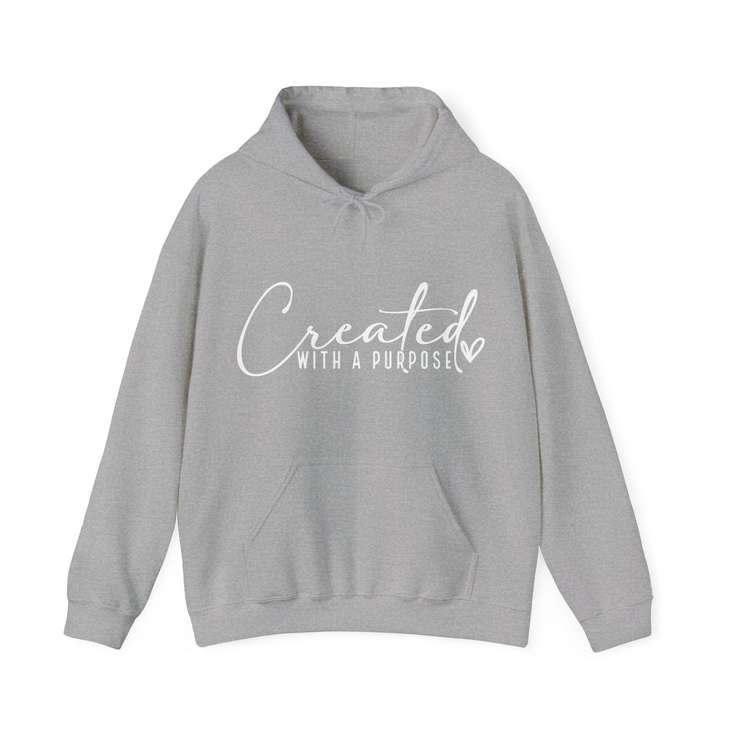 Created with A Purpose Unisex Heavy Blend™ Hooded Sweatshirt