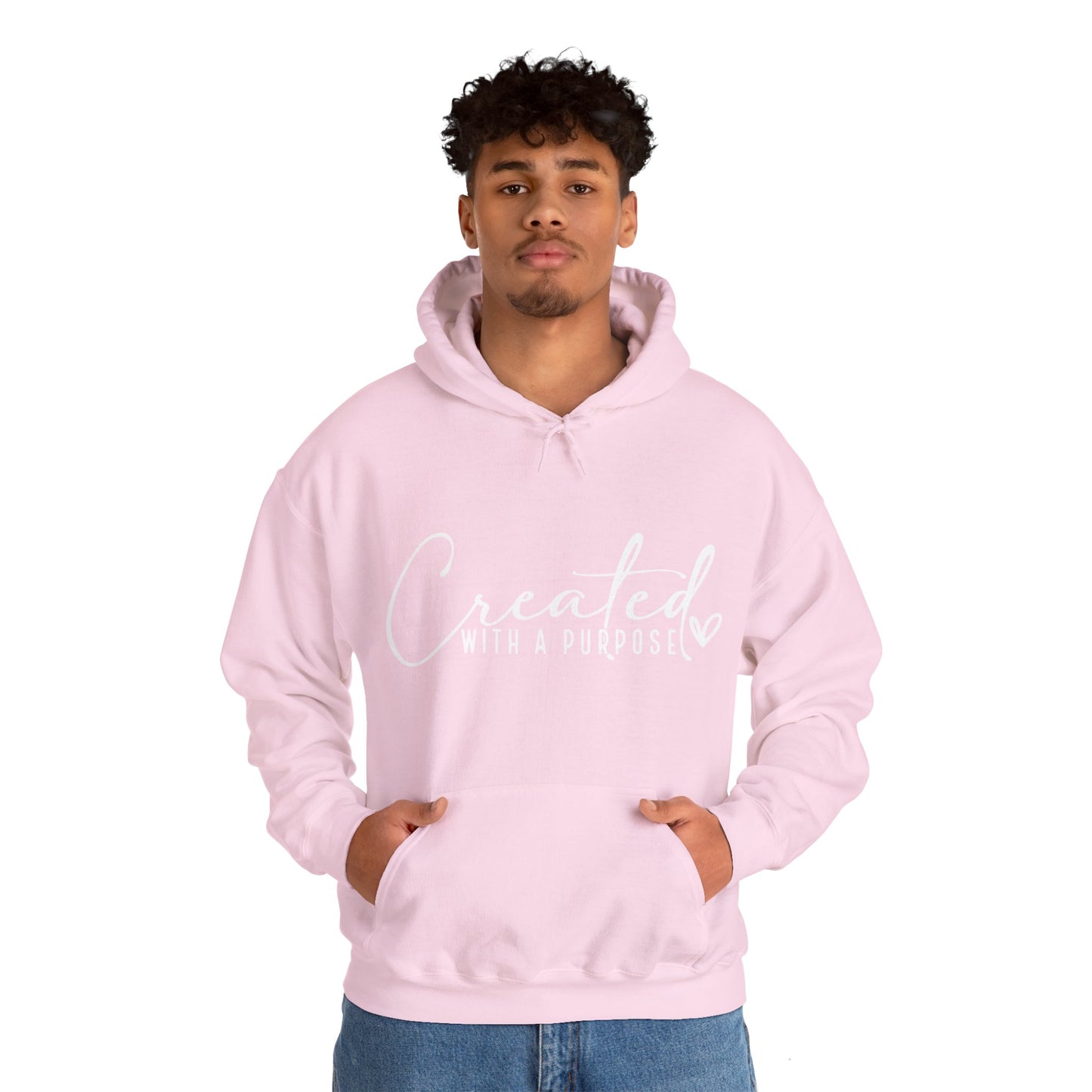 Created with A Purpose Unisex Heavy Blend™ Hooded Sweatshirt