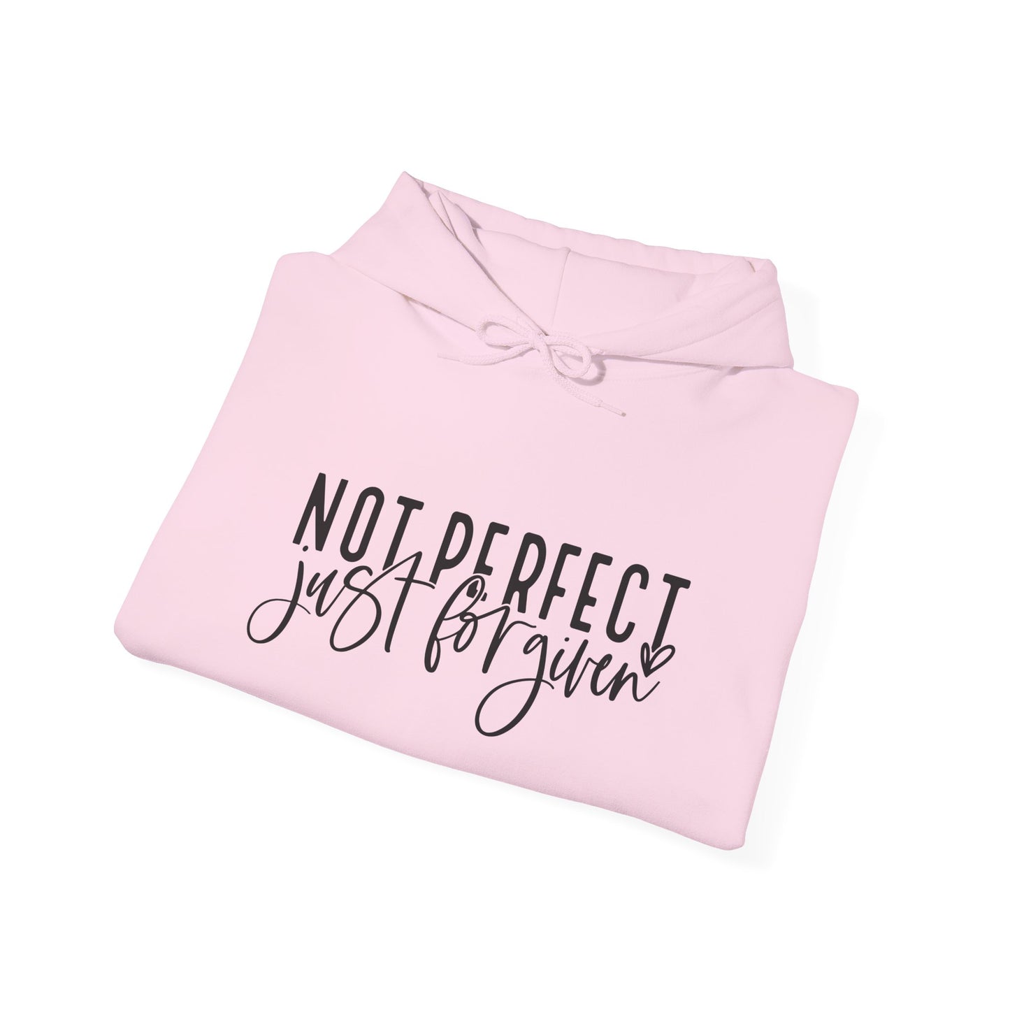 "Not Perfect, Just Forgiven Unisex Heavy Blend™ Hooded Sweatshirt