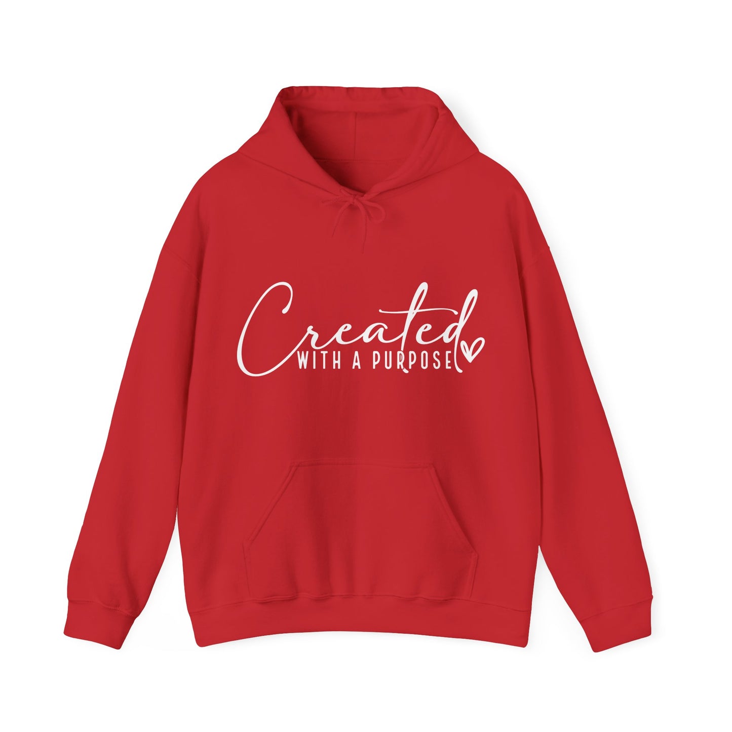 Created with A Purpose Unisex Heavy Blend™ Hooded Sweatshirt