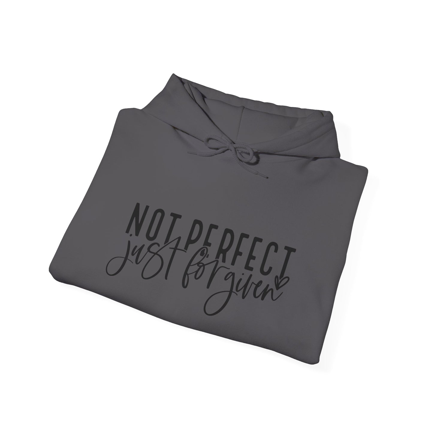 "Not Perfect, Just Forgiven Unisex Heavy Blend™ Hooded Sweatshirt
