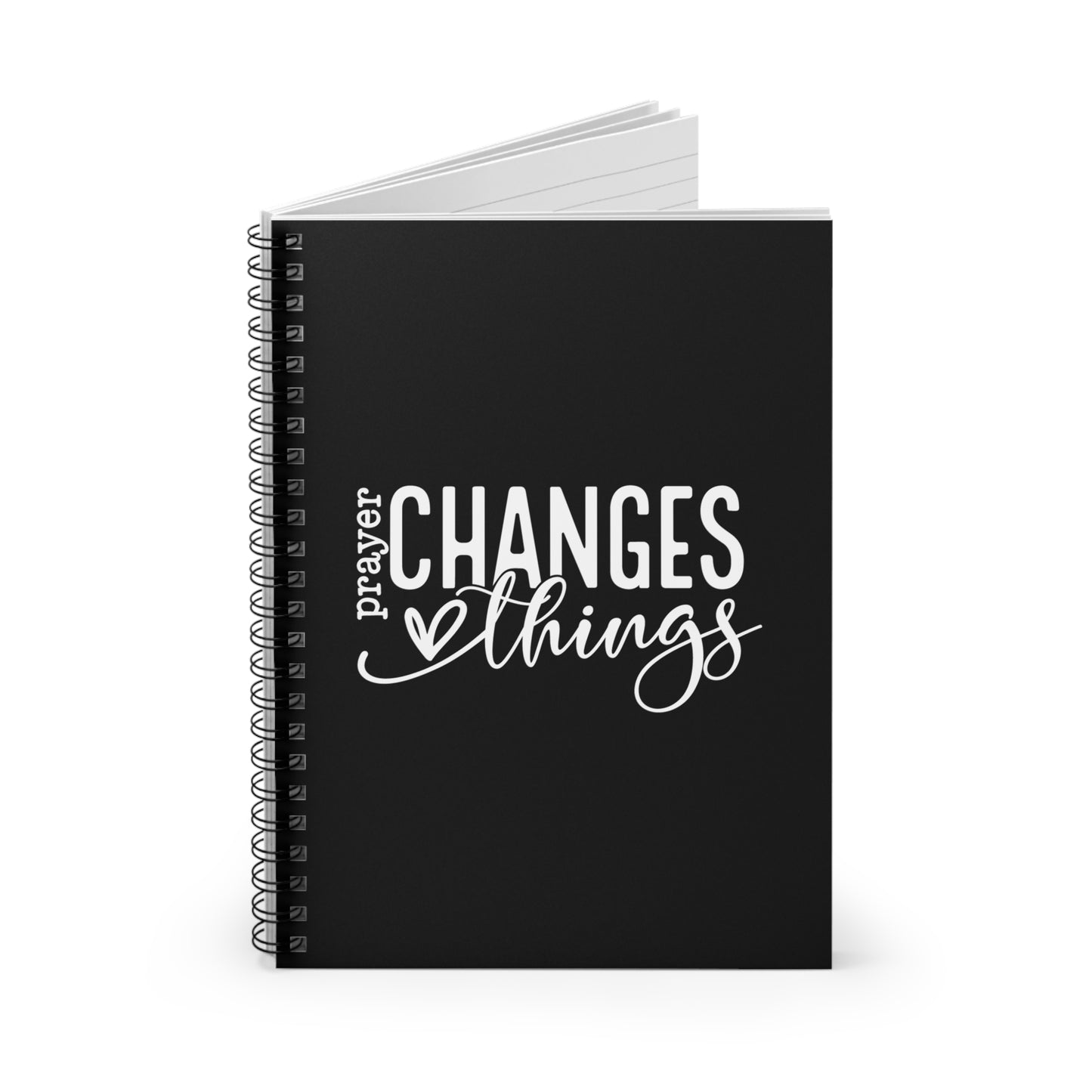 Prayer Changes Things Spiral Notebook - Ruled Line